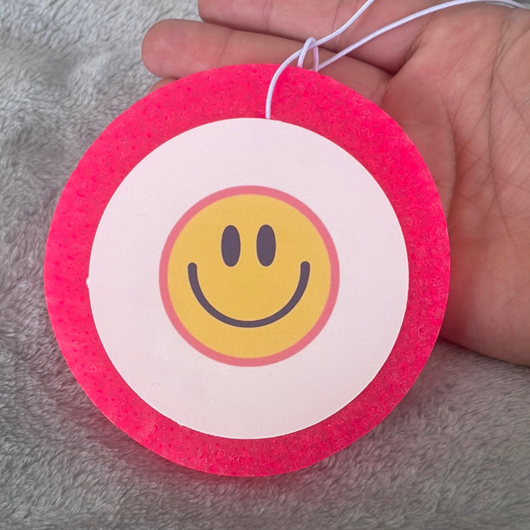 Neon Pink Smiley