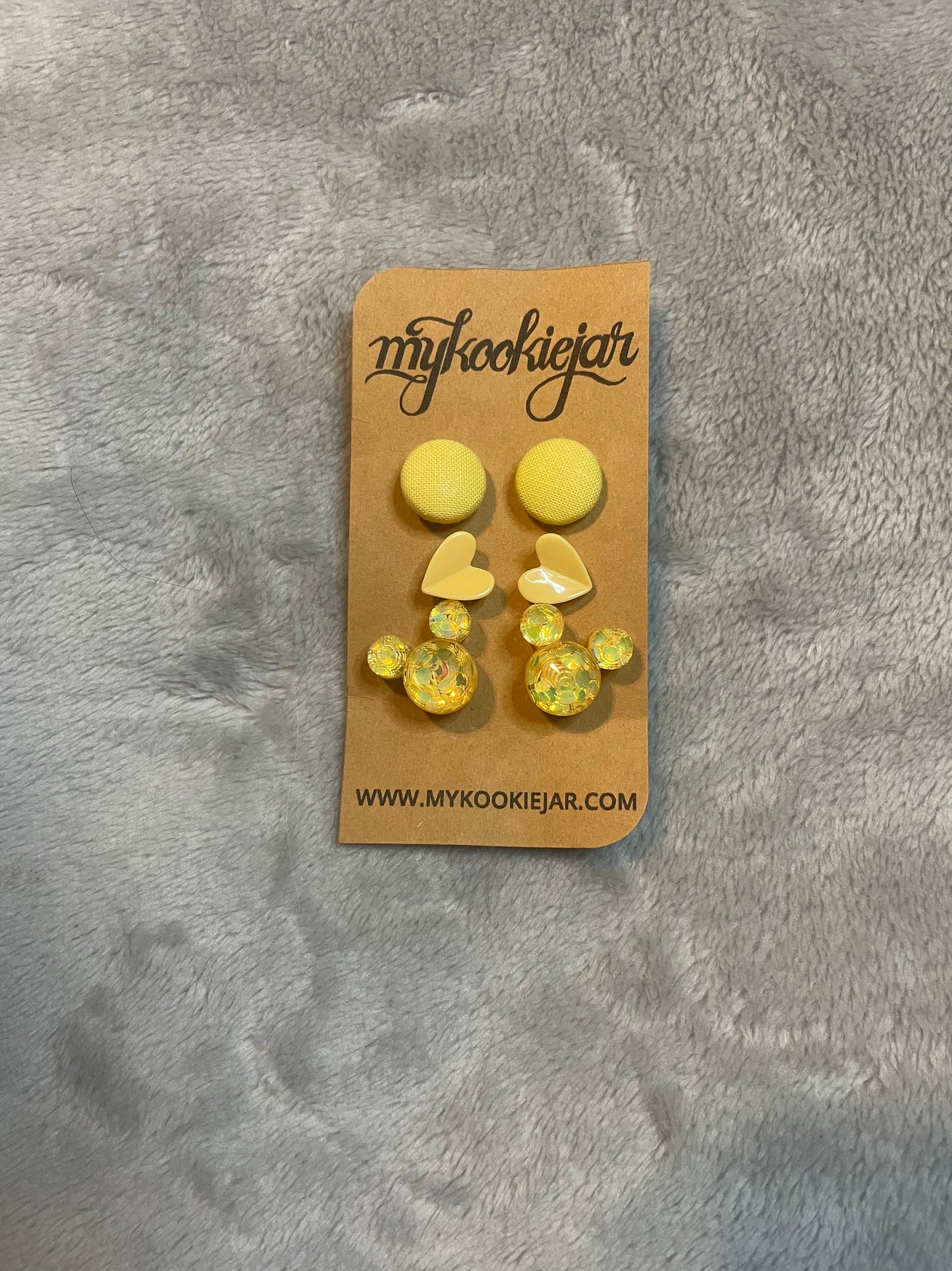 Yellow Magic Earring Set